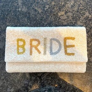 Bride Beaded Clutch Evening Bag